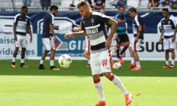 L'attaquant de Bordeaux Jérémy Menez à l'échauffement avant le match face à Nantes au Matmut Stadium, le 28 août 2016