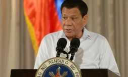 Le président philippin Rodrigo Duterte à Manille, le 17 juillet 2017