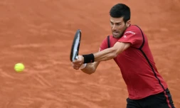 Le Serbe Novak Djokovic lors de la finale de Roland-Garros face au Britannique Andy Murray, le 5 juin 2016
