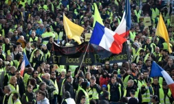 Manifestation de "gilets jaunes", à Marseille, le 9 février 2019