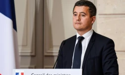 Le ministre des Comptes publics Gérald Darmanin le 27 novembre 2017 à Paris