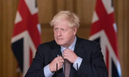 Le Premier ministre britannique Boris Johnson à Londres le 9 septembre 2020
