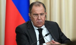 Le ministre russe des Affaires étrangères Sergei Lavrov, lors d'une conférence de presse à Moscou, le 20 décembre  2016