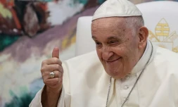 Le pape François à Lisbonne pour les JMJ le 3 août 2023