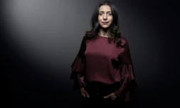 L'écrivaine et militante féministe Henda Ayari le 24 novembre 2017 à Paris