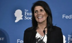 La gouverneure de la Caroline du Sud Nikki Haley à Washington le 18 novembre 2016