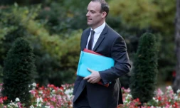 Le ministre britannique chargé du Brexit Dominic Raab à Londres le 16 octobre 2018