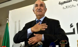 Le président algérien nouvellement élu Abdelmadjid Tebboune, à Alger, le 13 décembre 2019