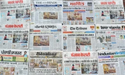 Titres de la presse indienne au lendemain des attentats au Sri Lanka