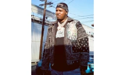 Le rappeur Drakeo the Ruler à Los Angeles, en mars 2021