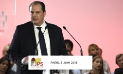 Le Premier secrétaire du PS, Jean-Christophe Cambadélis, à Paris le 8 juin 2016