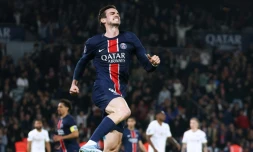 Fabian Ruiz, buteur pour  Paris face à Nice au Parc des Princes le 25 avril  2025, à quatre jours du choc contre Arsenal
