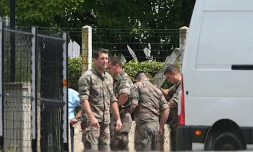 Reprise des opérations de fouilles dans la maison de Michel Fourniret à Ville-sur-Lumes, le 22juin 2020