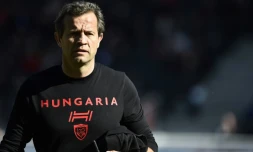 Le manager de Toulon Fabien Galthié lors d'un match contre le LOU, le 3 mars 2018 à Lyon