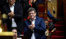 Jean-Luc Mélenchon à l'Assemblée nationale, le 10 juillet 2017 à Paris