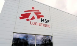 La plate-forme logistique de Médecins Sans FrontiÚres le 13 mar 2015 à Mérignac