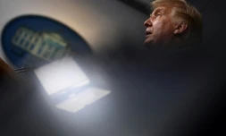 Donald Trump lors d'une conférence de presse à la Maison Blanche le 4 septembre 2020