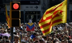 Manifestation pro-indépendance à Barcelone, le 20 septembre 2017