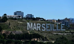 Les quartiers nord de Marseille, le 27 mars 2023