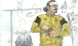 Jawad Bendaoud devant le tribunal correctionnel de Paris le 26 janvier 2018