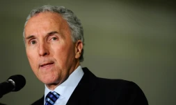 Frank McCourt, alors proprietaire des Los Angeles Dodgers, en 2011