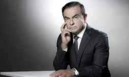 Carlos Ghosn le 12 septembre 2018 au siège de Renault à Boulogne-Billancourt.