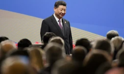 Le président chinois Xi Jinping lors du sommet consacré aux Nouvelles routes de la soie, le 26 avril 2019 à Pékin