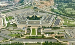 Vue aérienne du Pentagone, près de Washington, le 20 septembre 2025