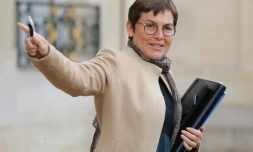 La ministre des Outre-mer, Annick Girardin, le 7 mars 2018 Ă Paris