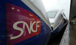 Des TGV en gare de Lyon, le 15 février 2018 à Paris