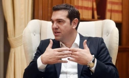 Le Premier ministre grec Alexis Tsipras à Athènes, le 21 septembre 2015
