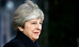 La PremiÚre ministre britannique arrive au sommet de Bruxelles le 14 décembre 2017