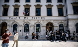 Palais de justice de Valence, le 10 juin 2021