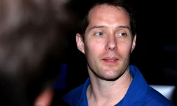 Le spationaute français Thomas Pesquet à Paris le 19 juin 2017