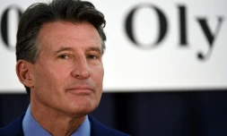 Le président de l'athlétisme mondial Sebastien Coe, le 8 février 2016 à Tokyo