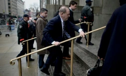Harvey Weinstein à son arrivée au tribunal de Manhattan, le 13 février 2020
