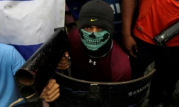 Un manifestant anti-gouvernemental à Masaya, à 35 km de Managua, le 5 juin 2018