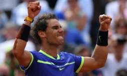 Rafael Nadal vainqueur sans pitié de Stan Wawrinka à Roland-Garros, le 11 juin 2017