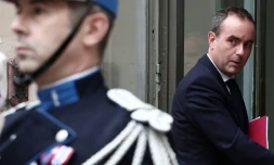 Le Premier ministre Sébastien Lecornu à Beauvau, à Paris, le 10 septembre 2025