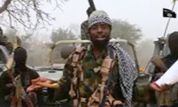 Capture d'écran datant du 29 décembre 2016 d'une nouvelle vidéo du chef de Boko Haram, Abubakar Shekau, dans un endroit tenu secret.