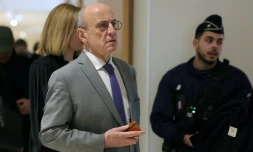 Marc Pantaloni, avocat d'un des accusés, Daniel Beaulieu, au procÚs Athanor le 30 mars 2026, à Paris