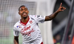 L'attaquant brésilien de Bordeaux Malcom buteur à Metz le 19 mai 2018
