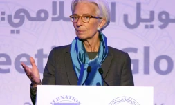 Christine Lagarde, le 11 novembre 2015 Ă Kuwait city