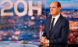 Le Premier ministre Jean Castex invité du journal de TF1 le 21 octobre 2021 à Boulogne-Billancourt