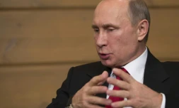 Le président russe Vladimir Putin, le 22 octobre 2015, à Sotchi