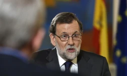 Le chef du gouvernement conservateur espagnol Mariano Rajoy, le 15 février 2017 à Madrid