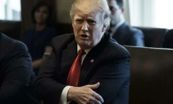 Donald Trump le 29 mars 2017 à la Maison Blanche à Washington