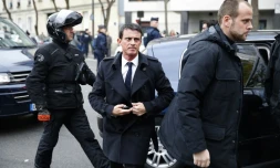 Le Premier ministre Manuel Valls le 16 novembre 2015 à Paris