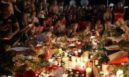 Memorial aux victimes de l'attentat de Nice, le 15 juillet 2016 à Nice