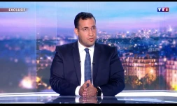Alexandre Benalla lors de son interview sur TF1 le 27 juillet 2018